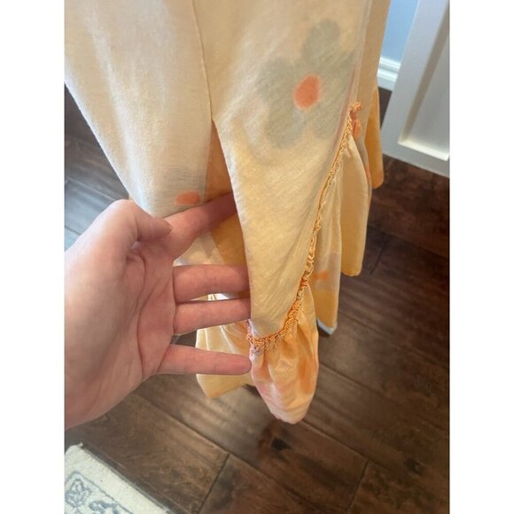 Daily Practice by Anthropologie Printed Asymmetrical Ruffle-Hem Dress Size Large - Picture 13 of 16